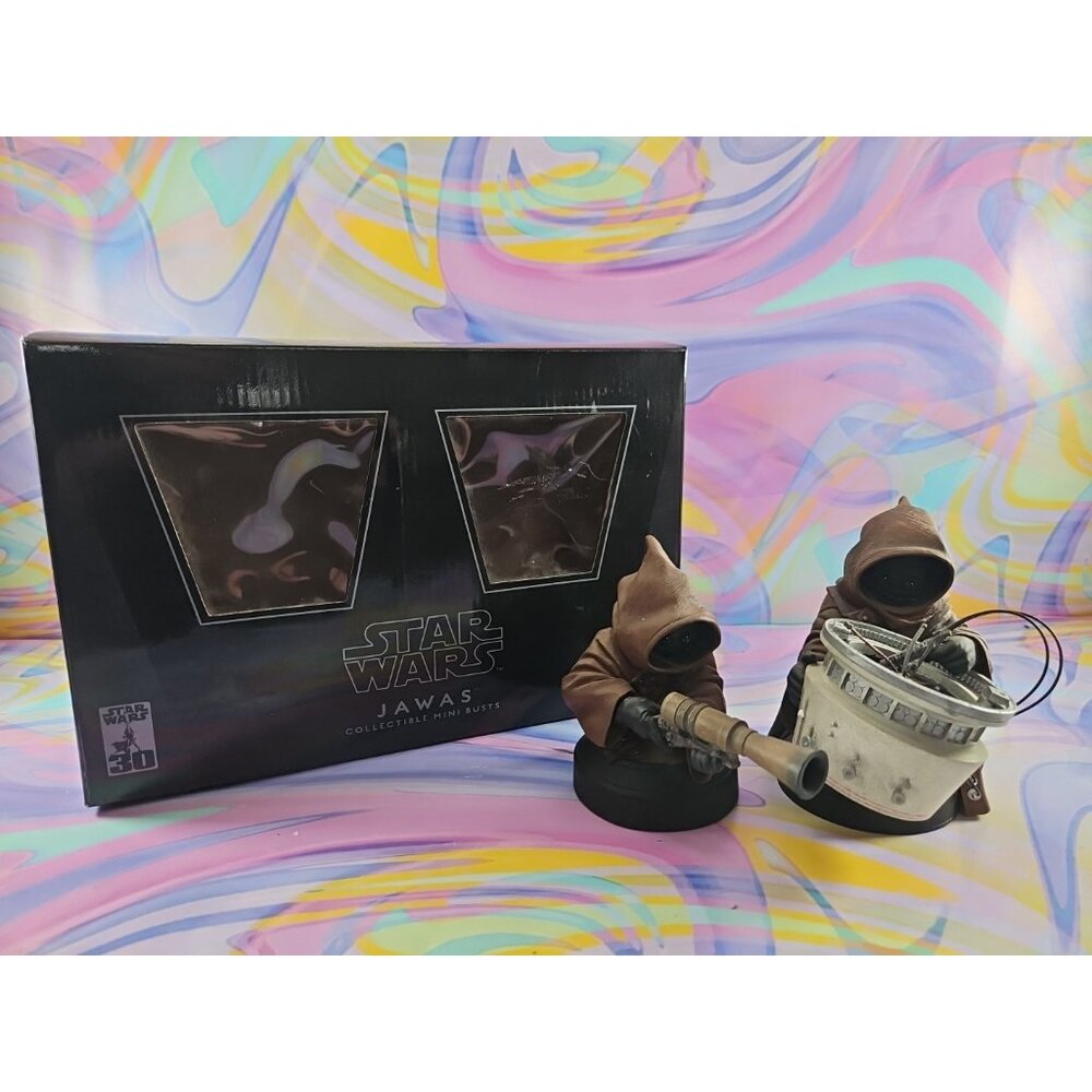 Star Wars Gentle Giant Jawas Collectible Mini Busts /7000 2007 Read